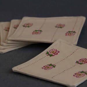 Set of six coasters