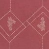 Close-up of the design on the handkerchief