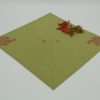 A single napkin with an oak leaf cluster